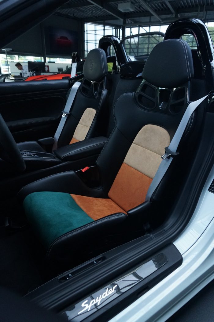 Porsche Vollschalensitz 911/718/981 - Sitzeinlagen mit Original Leder/Alcantara – Bild 1